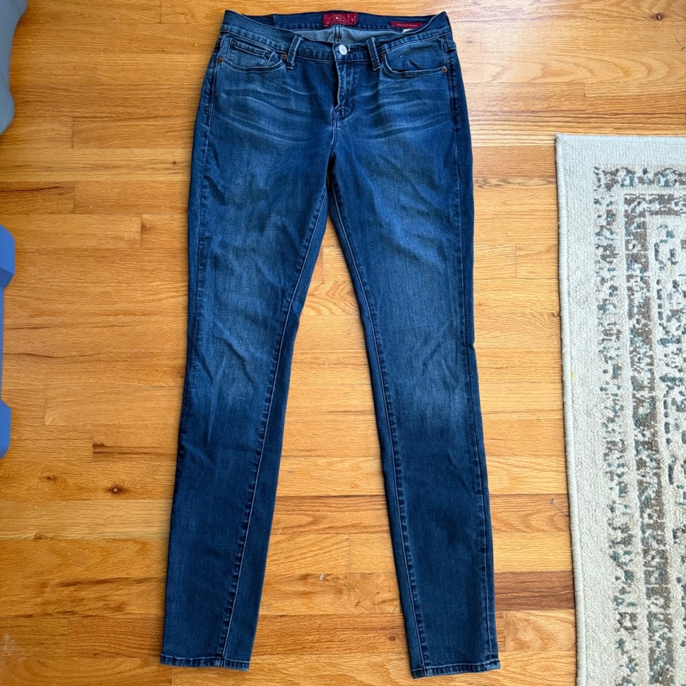 Lucky Brand Brooklyn Skinny Jeans 6/28 Dark Wash Low Rise Y2k style Classic